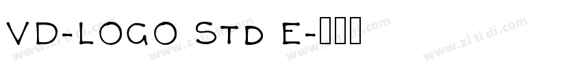 VD-LOGO Std E字体转换